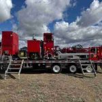 Mini Stand Alone Snubbing Units w/ 2019 Ford F550 Haul Truck