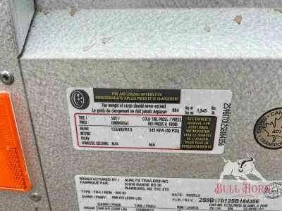 2025 SUNLITE mini cargo trailer