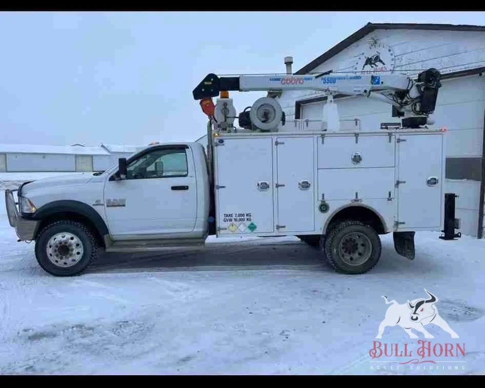 2016 Ram 5500 Service Body w/ Crane