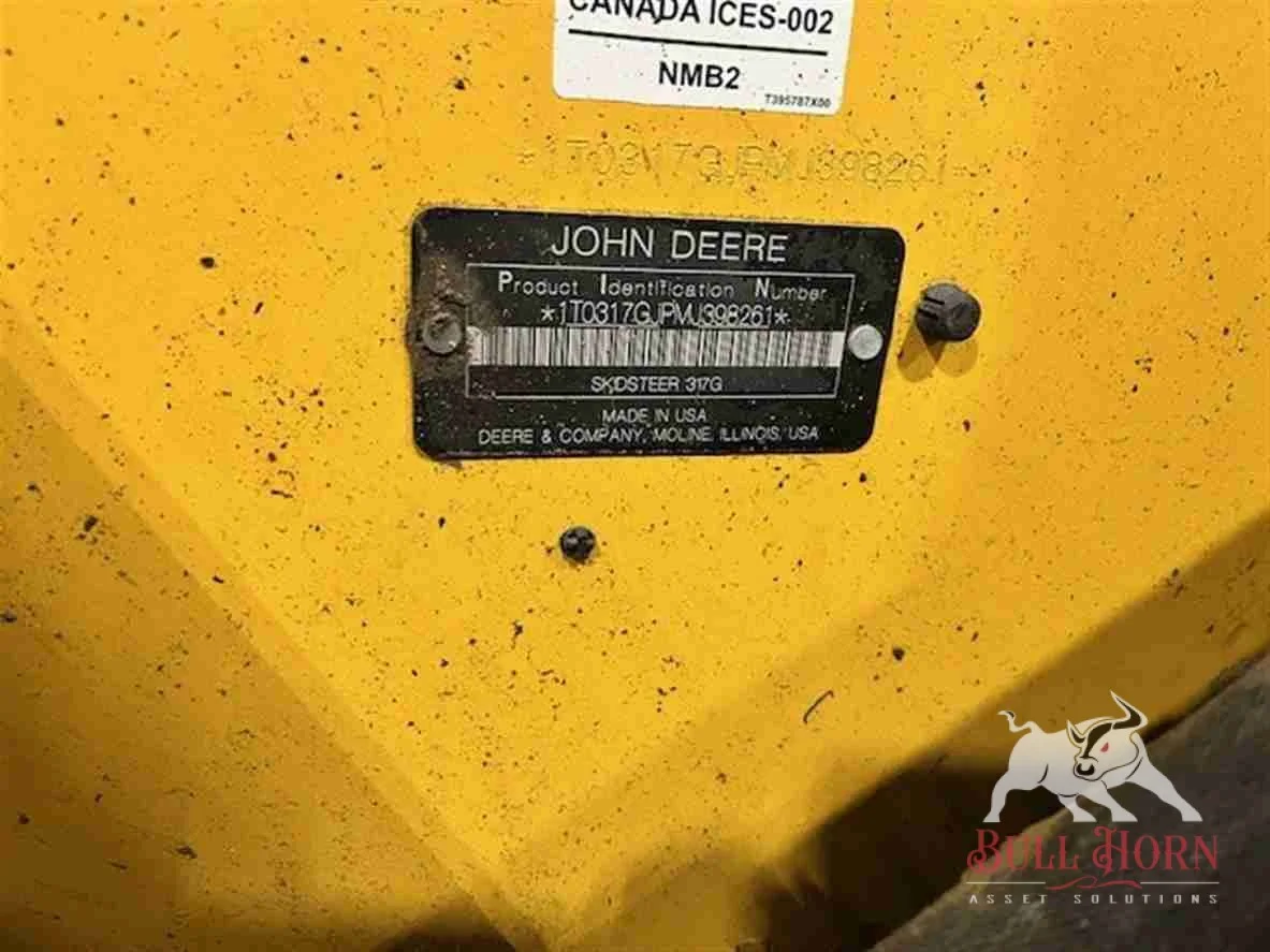 2021 John Deere Skid Steer 317G