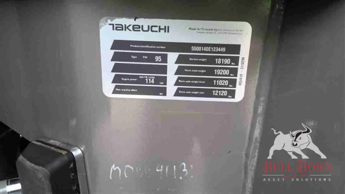 2021 Takeuchi Loader