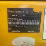 2014 Komatsu Excavator PC360LC-10