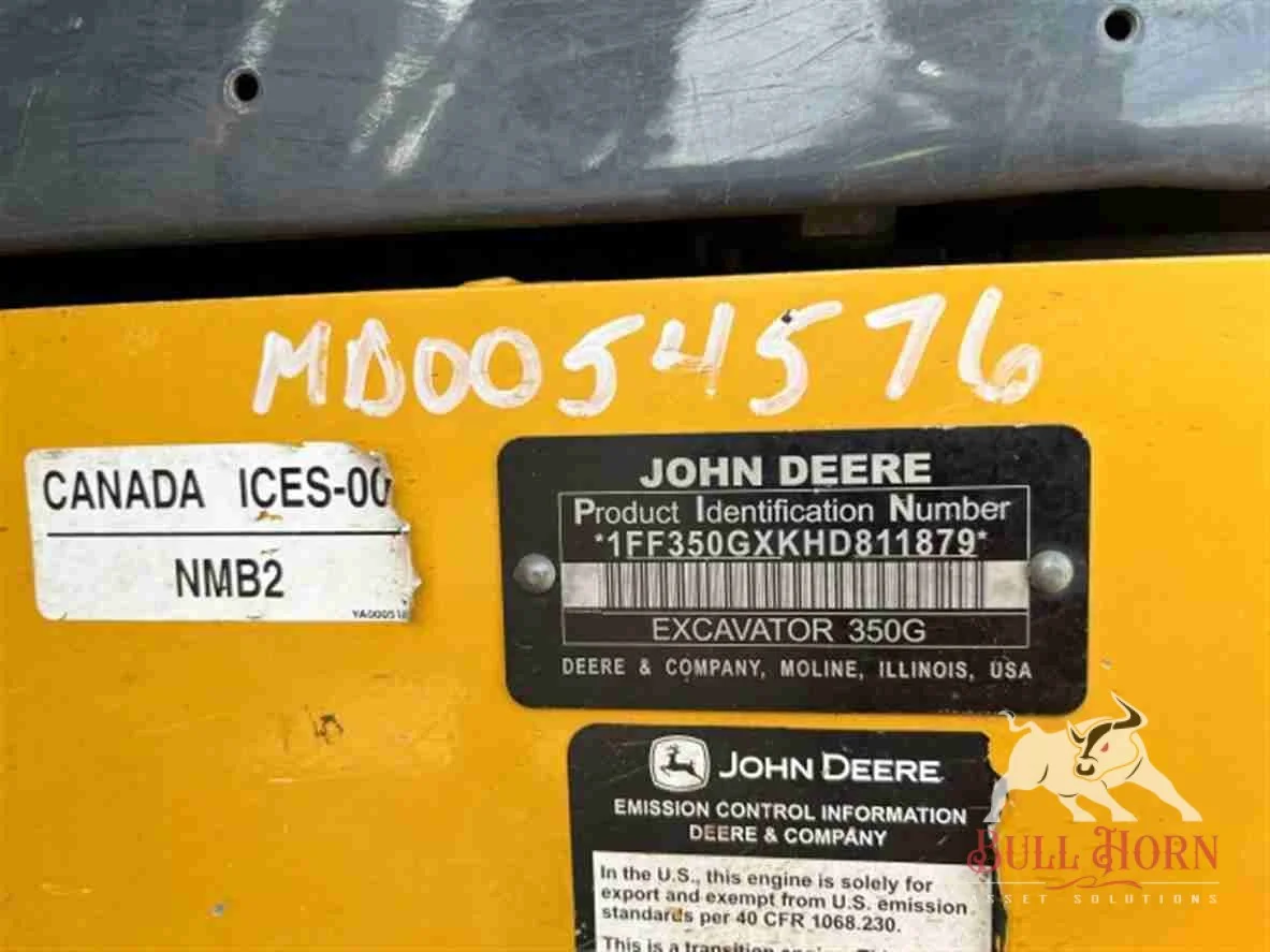 2017 John Deere 350GLC